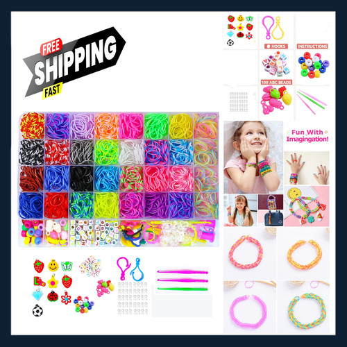 Rubber band loom bracelet - loom,
